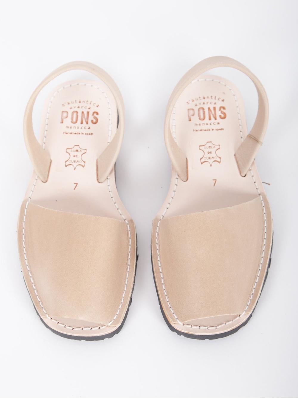 Pons Avarcas Sandal - Sand size 6